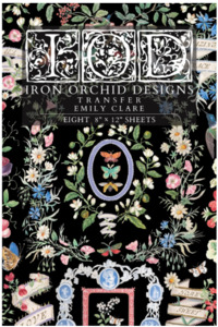 IOD Decor Transfer Pad 20 x 30.5cm - Emily Clare (8 sheets)