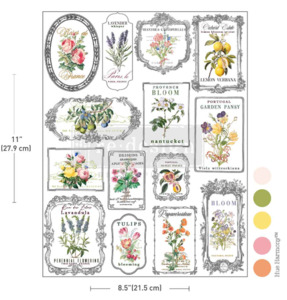 Redesign with Prima H2O Single Sheet Transfer - Whispers & Petals