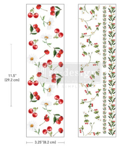 Redesign with Prima Luxe Transfers® - Daisy Cherry Delight