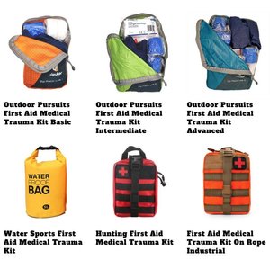 First Aid, Medical + Trauma Kits