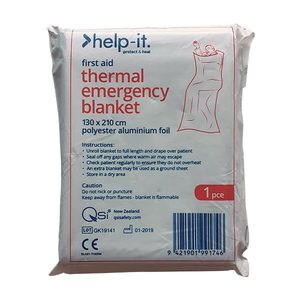 Thermal emergency blanket