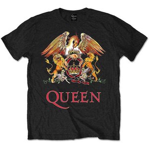 Fathers Day: QUEEN classic crest Band T-shirt