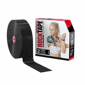 Rocktape: Rocktape Plain Black 5cm x 32mtr Practitioner Roll