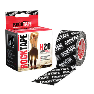 Rocktape: Rocktape H2o Logo Black Pattern 5cm x 5mtr Roll
