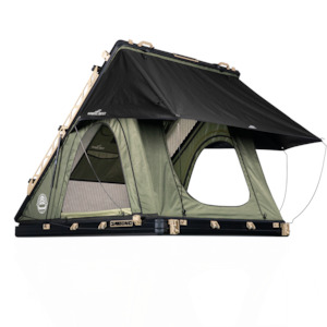 Hawk's Nest V2 Rooftop Tent - Wide - Green