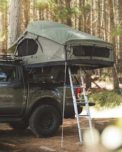 Crow's Nest Extended Rooftop Tent - Green (Available Now)