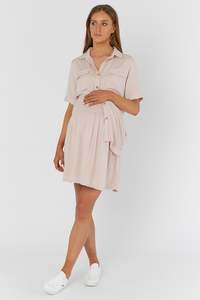 Nursing Wear: Chadwick Shirt (BLUSH) L E G O E.