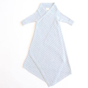 Baby Gifts: All over luxury cable Shwrap™ Light blue melange