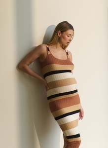 All: Sarah Stripe Knit Dress
