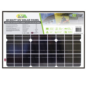 Products: 20 Watt, 12V Single Cell Mono-crystalline Solar Panel