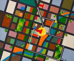 Roger Walker Originals: Christchurch Grid - Original