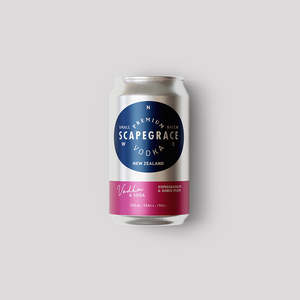 All: Scapegrace Vodka Soda With Pomegranate & Doris Plum (BB 04/01/26)