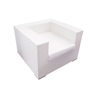 Products: White Rattan Single Seater - rollercoaster