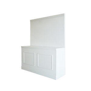 White Villa Style Back-Bar - rollercoaster