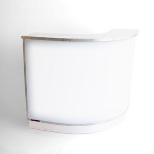 Backlit Curved Bar - rollercoaster