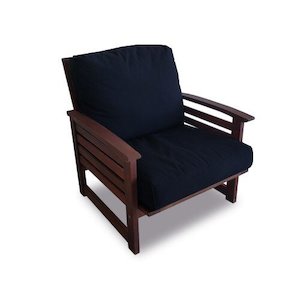 Hardwood Outdoor 1 Seater - rollercoaster