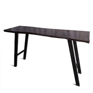 Small Macrocarpa Bar Leaner - rollercoaster