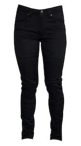 Womens Jeans Pants: Resurgence Women'S Black Skinny Riding Jeans