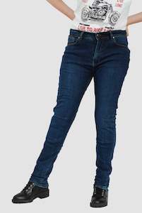 Resurgence Women's Skinny Riding Jeans Med Blue