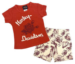 Girls Gear: Girls Harley-Davidson Tee & Short Set