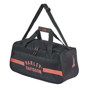 Travel Gear: Harley-Davidson Logo Duffell Rust/Black