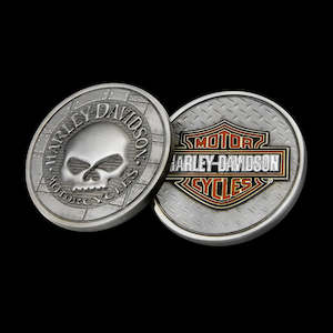 Pins Patches: Harley-Davidson Willie G Skull Collectible Coin