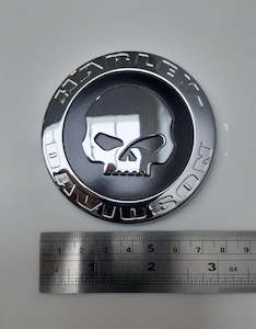 Custom Accessories Trims: Willie G Skull Decorative Medallion