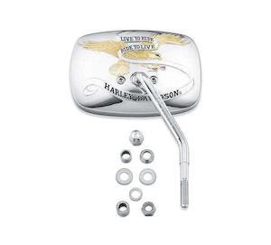 Mirrors: Live To Ride One-Piece Short Stem Mirror - Right Side