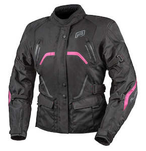 Womens Jackets Vests: Rjays Voyager 6 Ladies Black/Pink Jacket