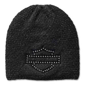 Harley-Davidson Ladies Stud Bar & Shield Beanie