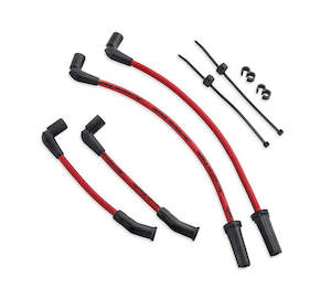 Electrical Batteries: Screamin' Eagle 10MM Phat Spark Plug Wires - Red