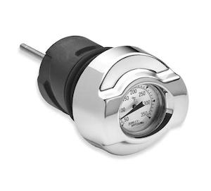 Instruments Gauges: Oil Dipstick With Temp Gauge - '04 Later Sportster