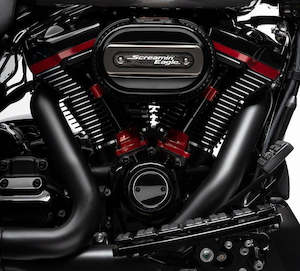Custom Accessories Trims: Milwaukee-Eight Engine Accent Kit Red