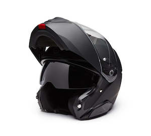 Helmets: Harley-Davidson Capstone Matt Black #1 Modular Helmet