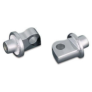 Foot Controls: Splined Footpeg Male mounts Chrome 1996-17