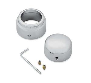 Axle Nut Covers: Rear Axle Nut Covers - Chrome