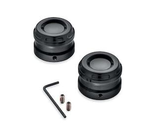 Dominion Front Axle Nut Covers Blk