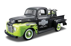 H D Models: Harley-Davidson 1948 Ford F1 Pickup & 1948 Panhead