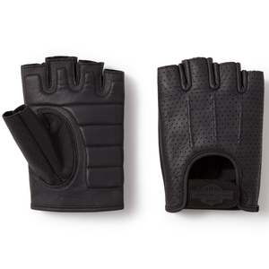 H-D Perforated Fingerless Glove
