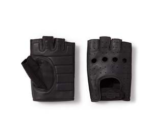 H-D Fingerless Leather Riding Gloves
