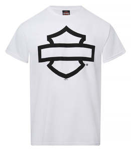 Harley-Davidson Open Bar & Shield White Tee