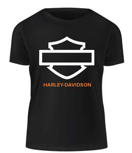 Tees Shirts: Harley-Davidson Outline B&S Men's S/S Dealer Tee