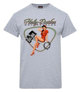 Tees Shirts: Harley-Davidson Men's Piston Pinup Dealer Tee