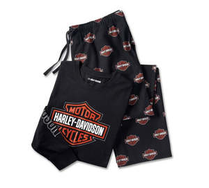 Jeans Pants: Harley-Davidson Men's Pajama Set