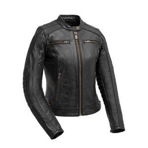 Womens Jackets Vests: Ladies Jada Leather Jacket