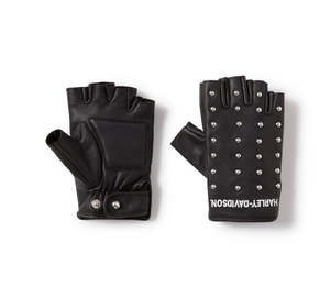 Harley-Davidson Ladies Studded Fingerless Gloves