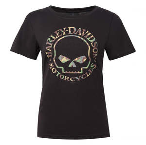 Harley-Davidson Willie G Camo Ladies Tee