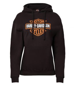 Womens Sweatshirts Hoodies: Harley-Davidson Ladies Bar & Shield Hoodie