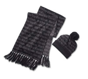 Harley-Davidson Beanie & Scarf Set