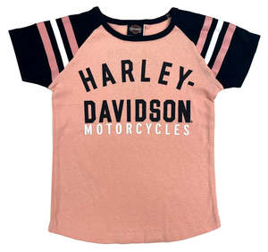 Harley-Davidson Girls Pink Sports Tee